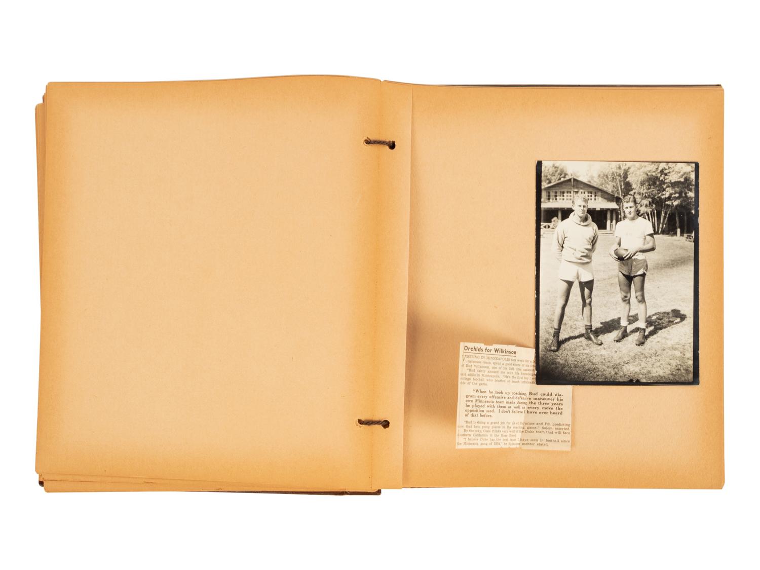 A Group of Four Career Scrapbooks and a KOCO TV Videotape from The Collection of Hall of Fame Oklahoma Football Coach Bud Wilkinson,
