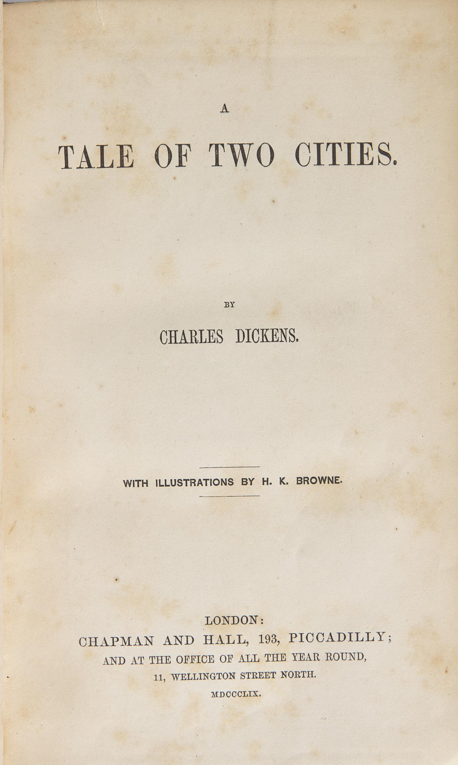 [Literature] Dickens, Charles. A Tale of Two Cities