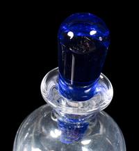 A Thomas Bastide for Baccarat Cut Glass Projection Decanter and Rocks Glass Set