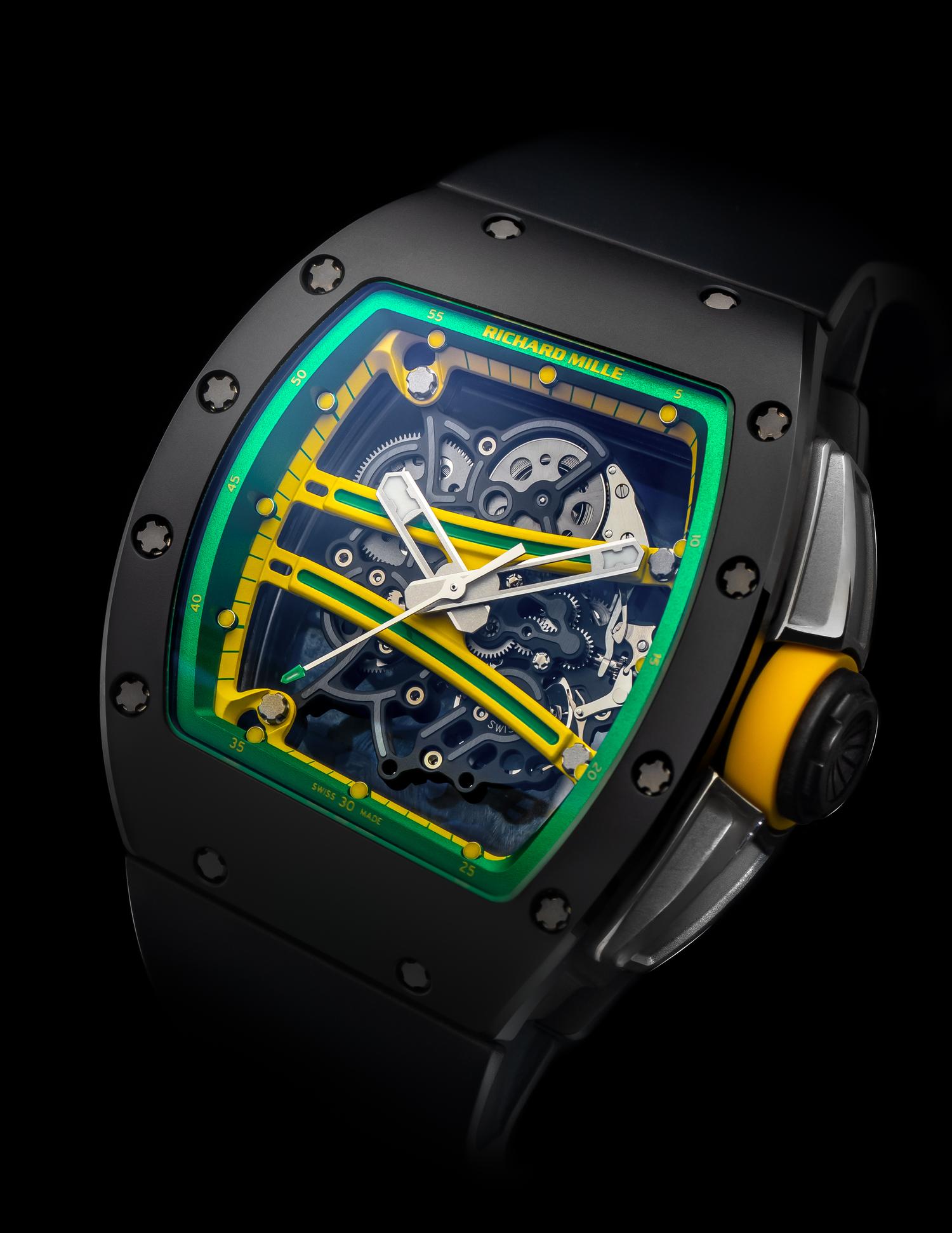 A SPECTACULAR RICHARD MILLE, REF. RM61-01 CERAMIC 'YOHAN BLAKE' WATCH