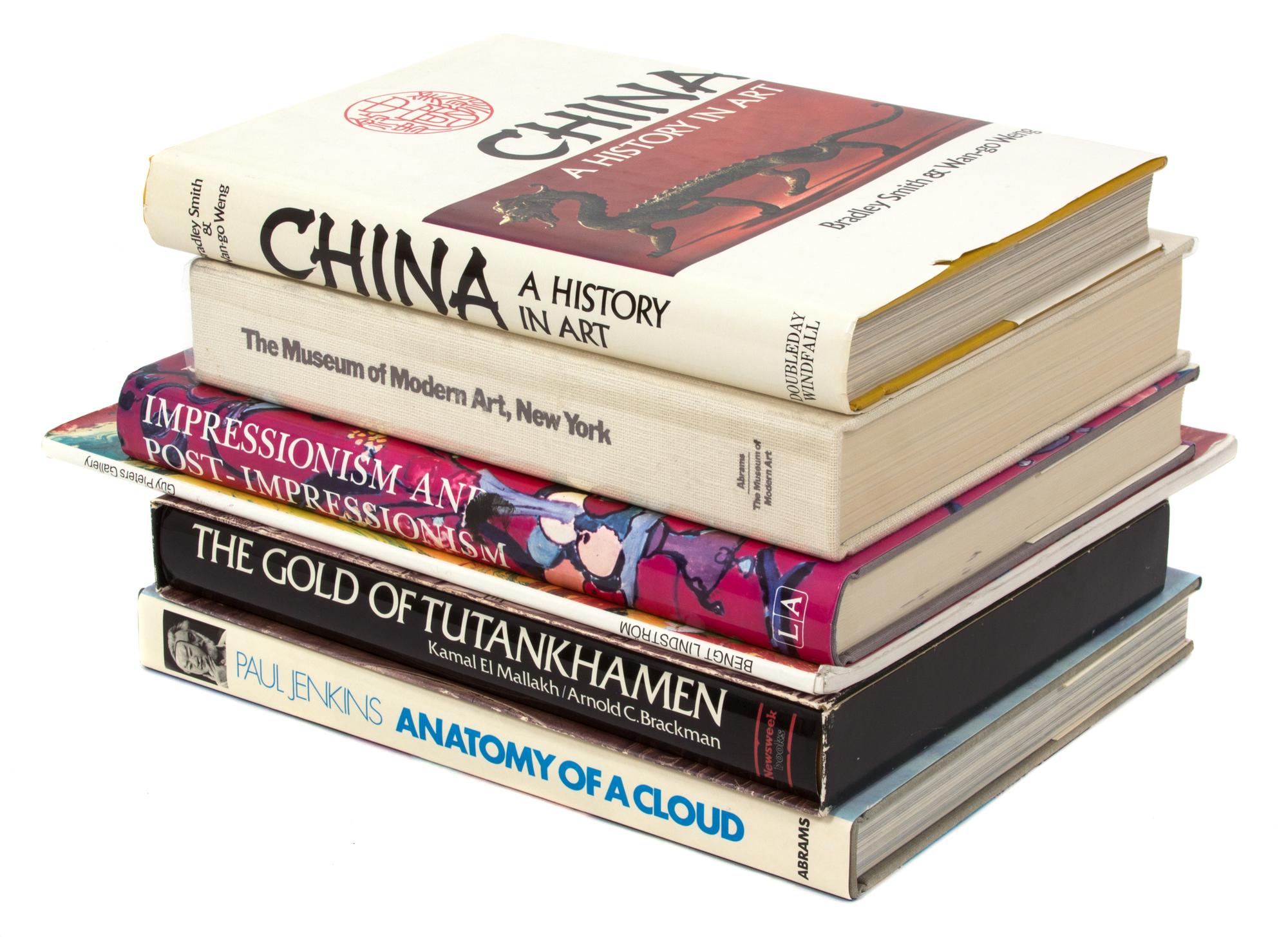 Six Miscellaneous Art Books