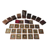 [Early Photography] Group of 42 Sixth Plate Daguerreotypes of Women