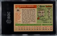 A 1955 Topps Jackie Robinson Baseball Card No. 50 (SGC 5 EX)