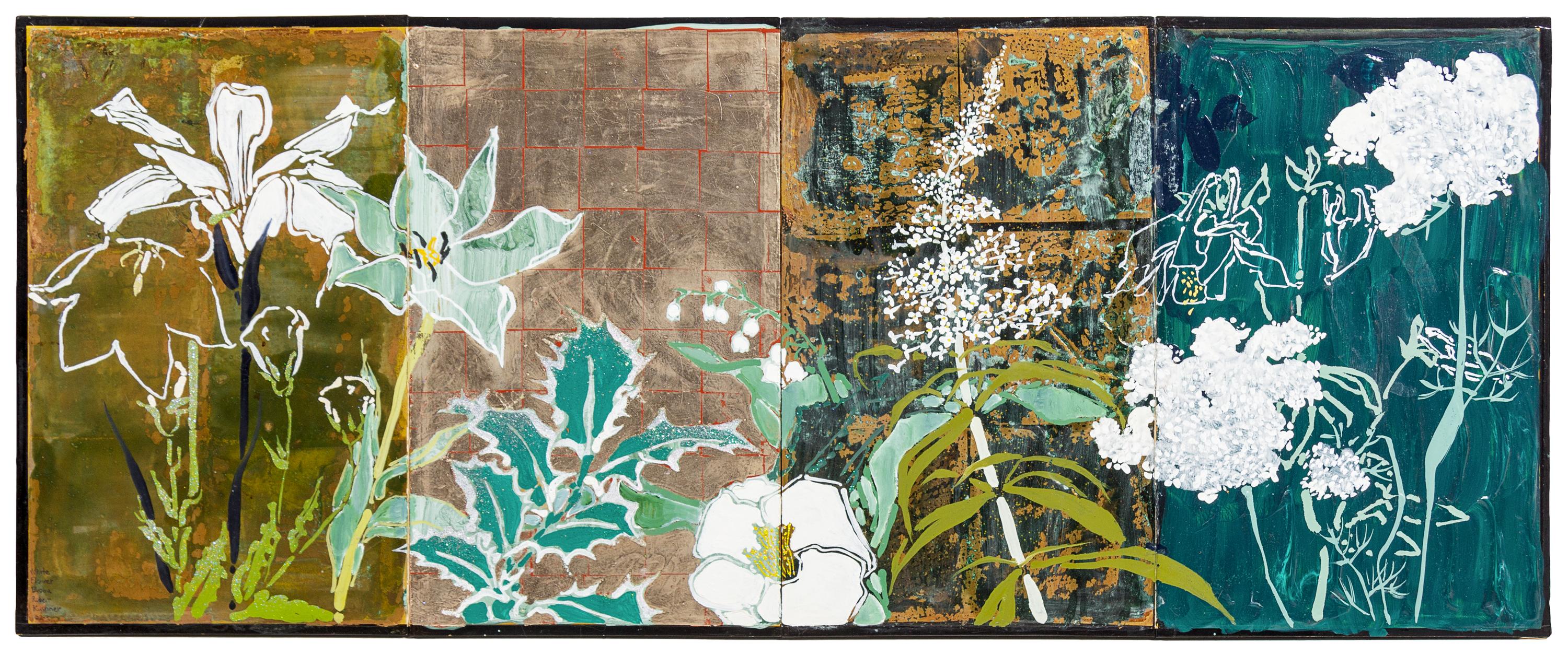 White Flower Byobu, 2002-03
