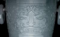 A Translucent Greyish-Celadon Jadeite Covered Vase