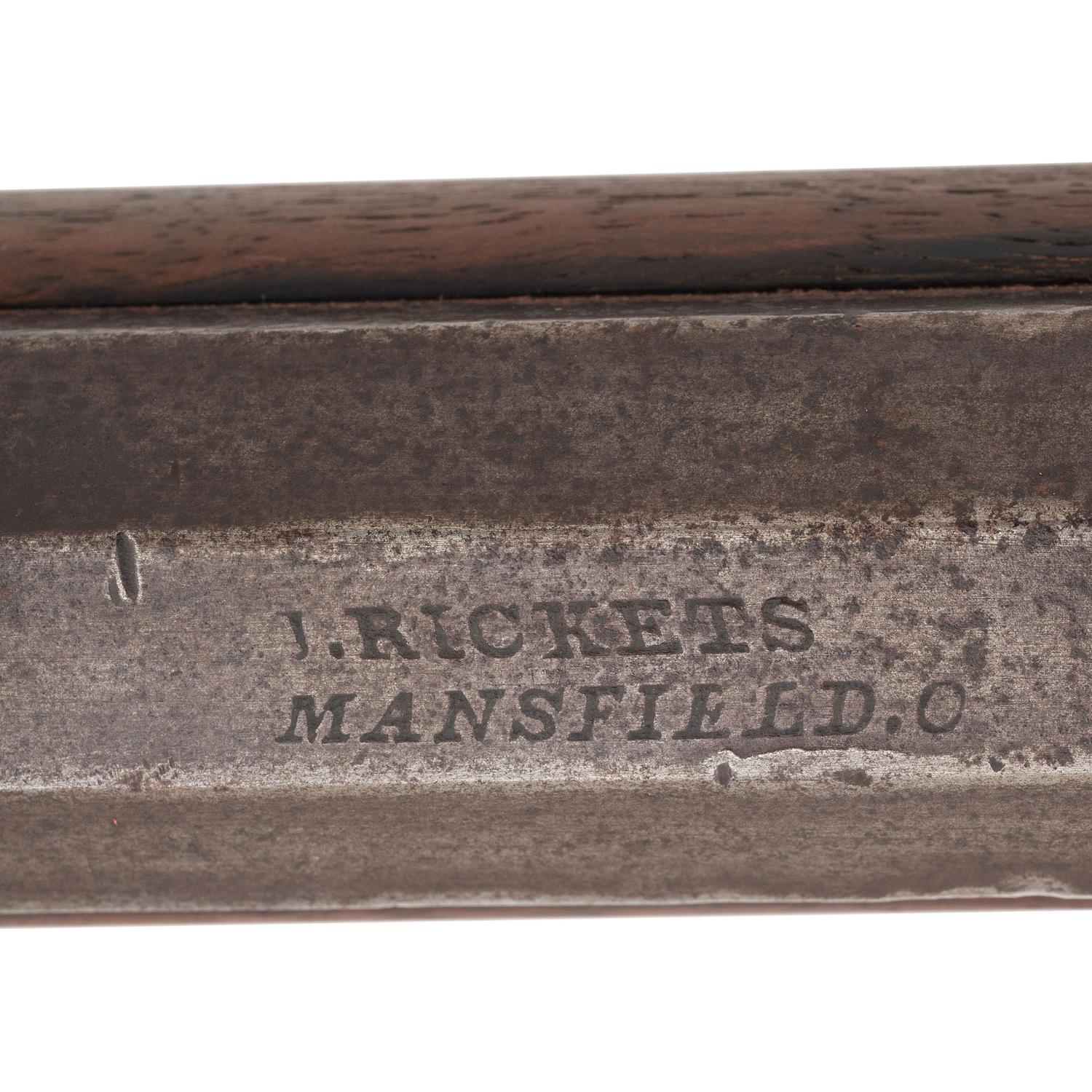 Pair of Halfstock Percussion Target Rifles Including: Unmarked Contemporary and John Rickets
