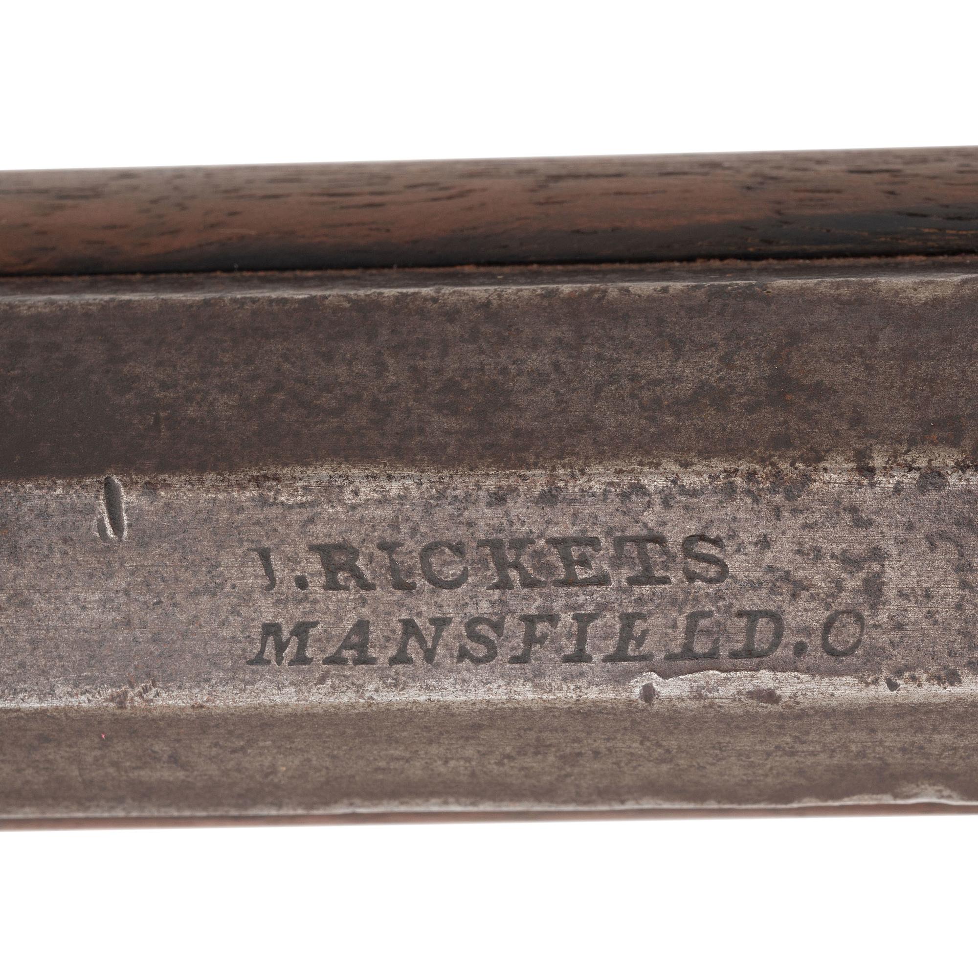 Pair of Halfstock Percussion Target Rifles Including: Unmarked Contemporary and John Rickets