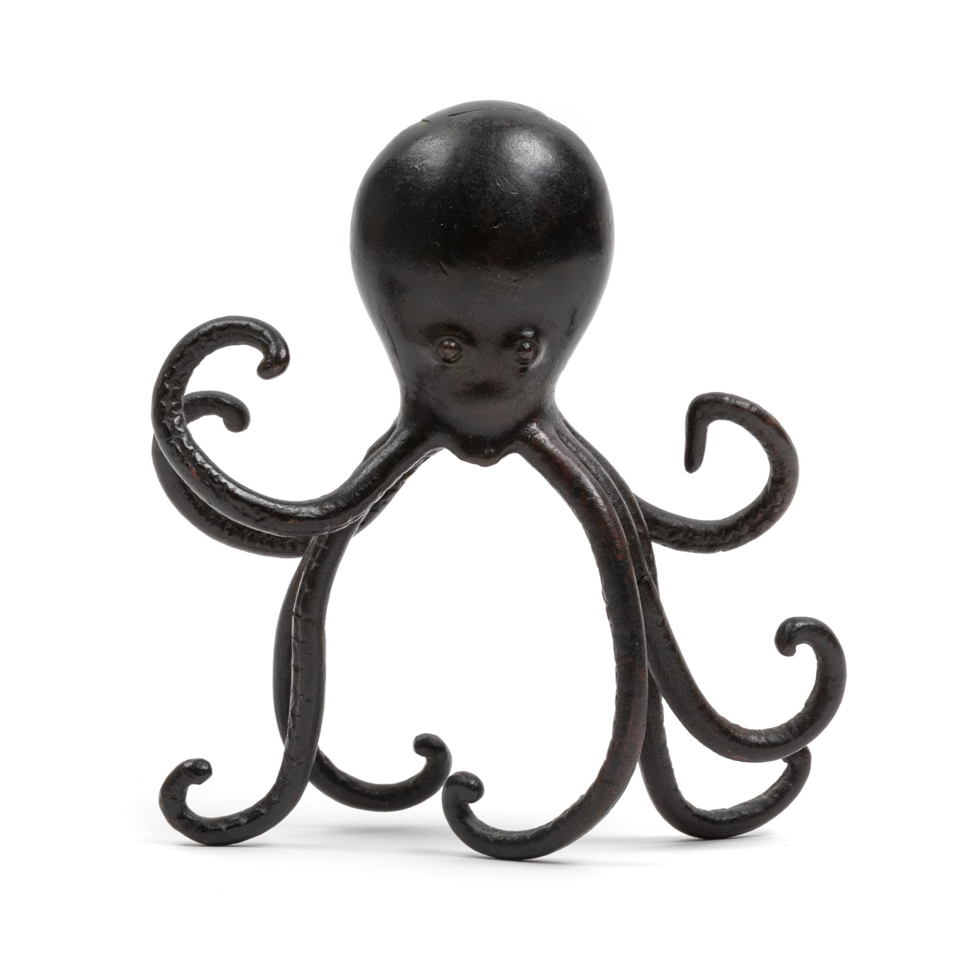 An Italian Bronze Figure of an Octopus Height 6 x width 6 inches. — PADUA, 16TH CENTURY