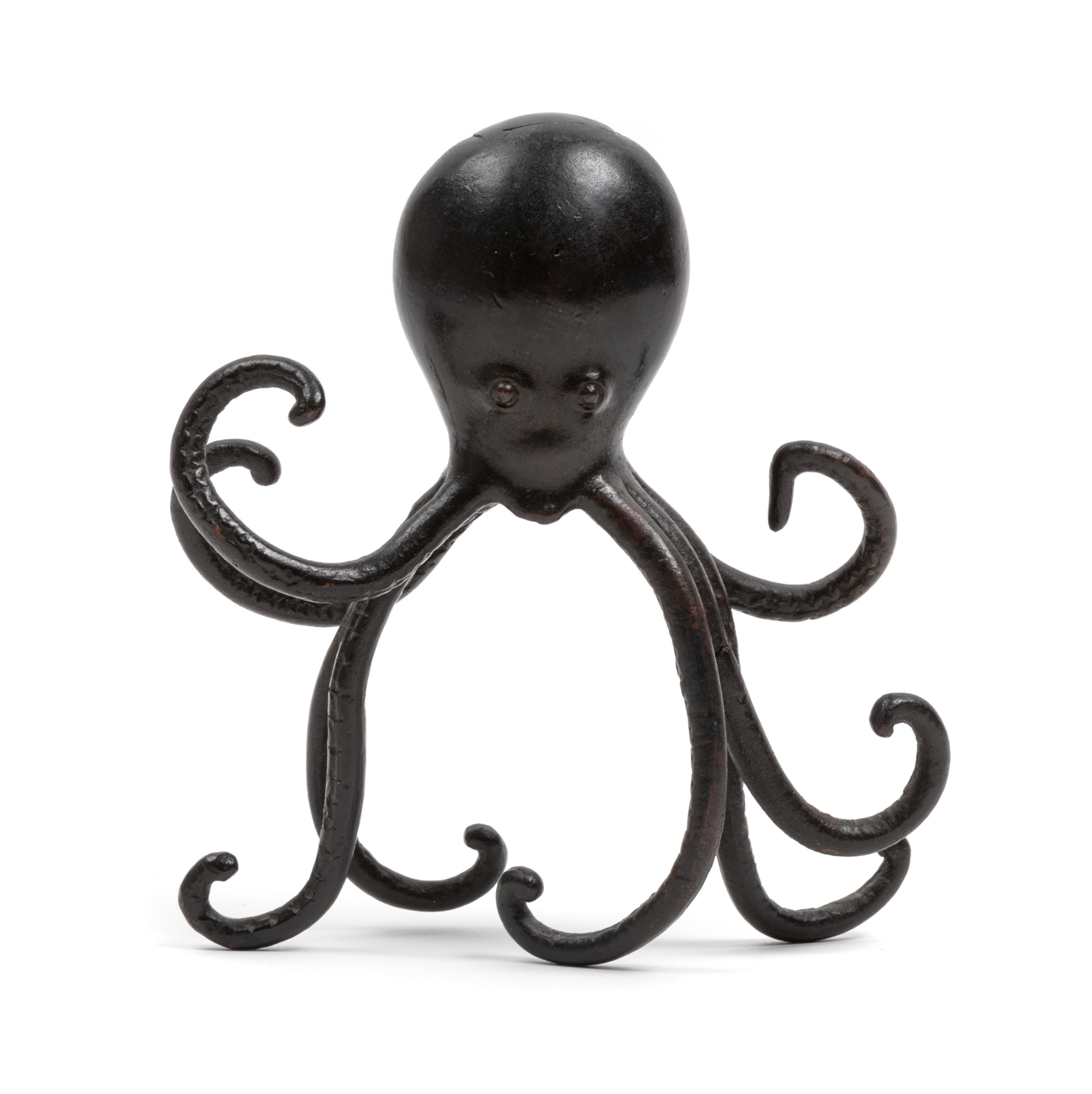 An Italian Bronze Figure of an Octopus Height 6 x width 6 inches. — PADUA, 16TH CENTURY