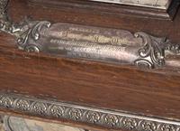 An English Engraved Silver-Mounted Presentation Tea Caddy