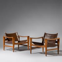 Pair of Bukkestole chairs, c. 1960 for Johannes Hansen, Denmark