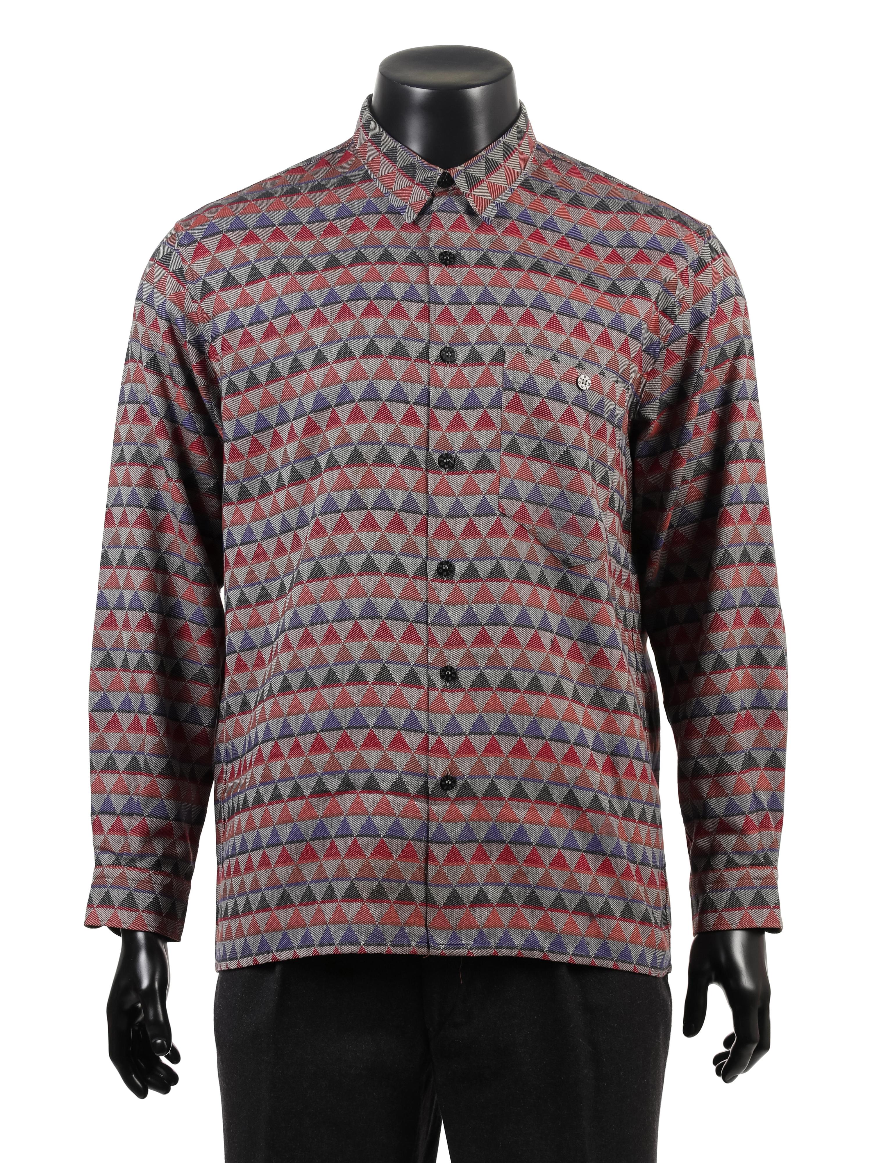 Group of Vintage Men's Designer Shirts, 1980-2000s: Turnbull & Asser, Brioni, Miyake, Missoni & Dior