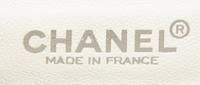 CHANEL, WHITE MINI FLAP BAG