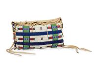 Plains Beaded Hide Work Bag