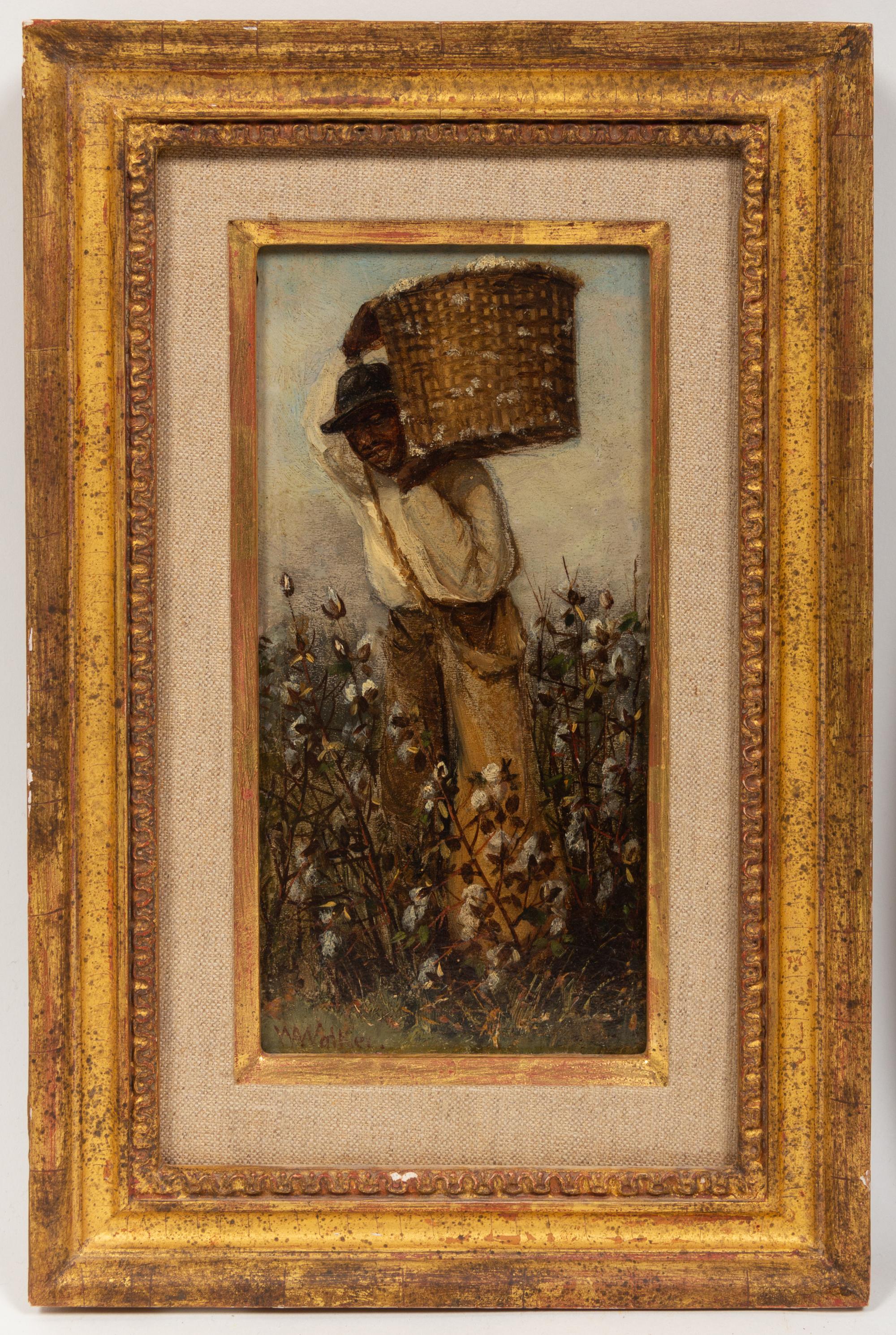 Man with Cotton Bale and Woman with Cotton Bale (a pair of works)