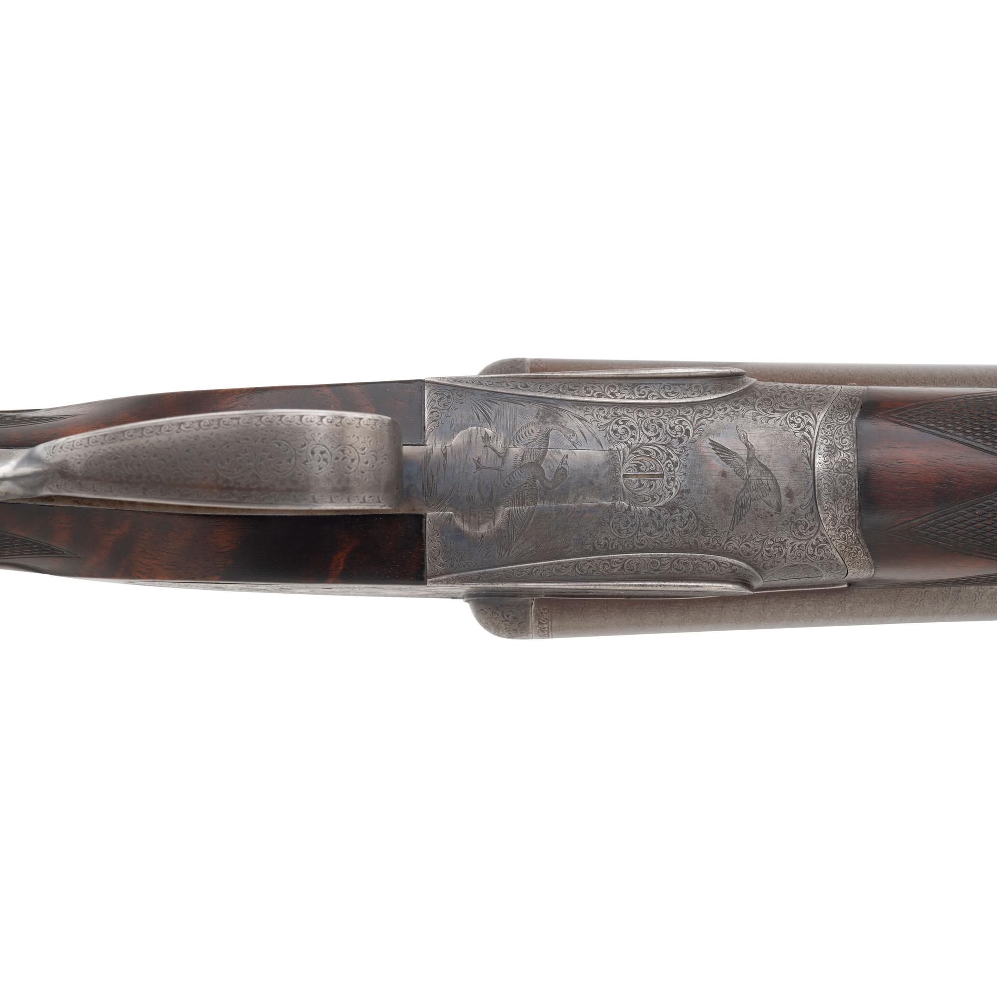 W & C Scott & Son Premier Ejector 12 Gauge Shotgun in Travel Case