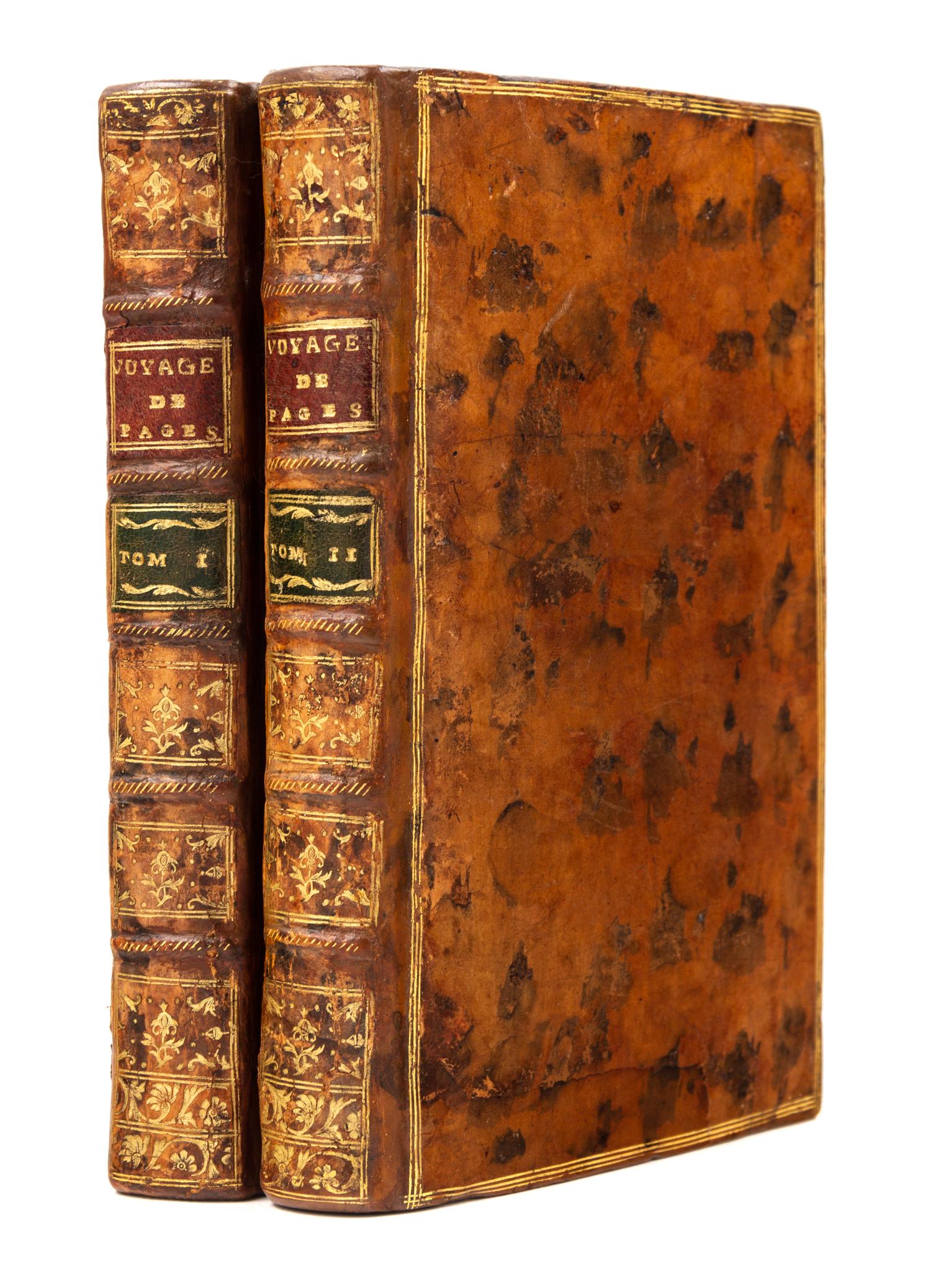 PAGES, Pierre Marie Francois, Vicomte de (1748-1793). Voyages autour du Monde. Paris, 1782.