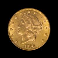 A United States 1890 Liberty Head $20 Gold Coin