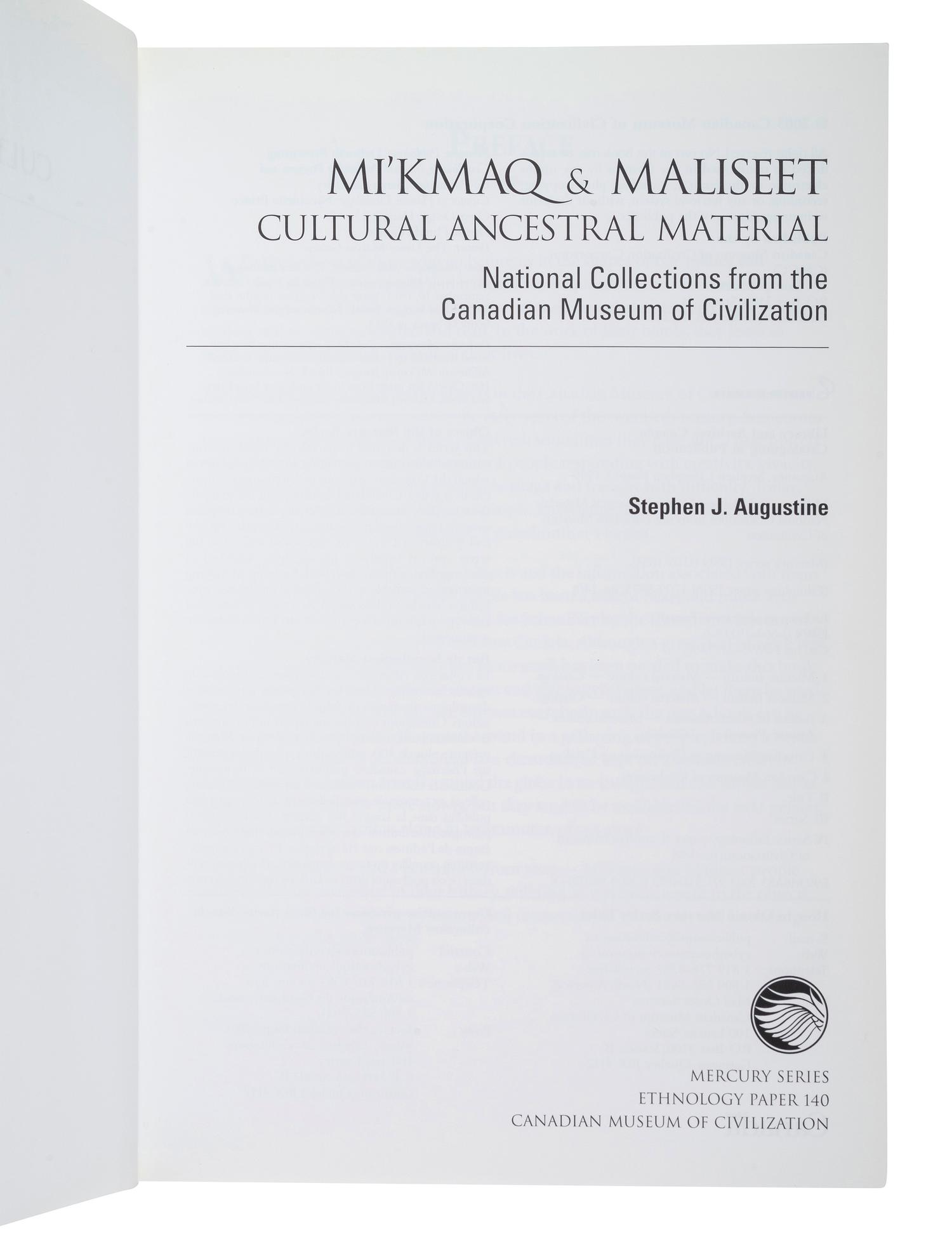 [CULTURAL] Pair of Books on the Mi'kmaq and Northwest Coast