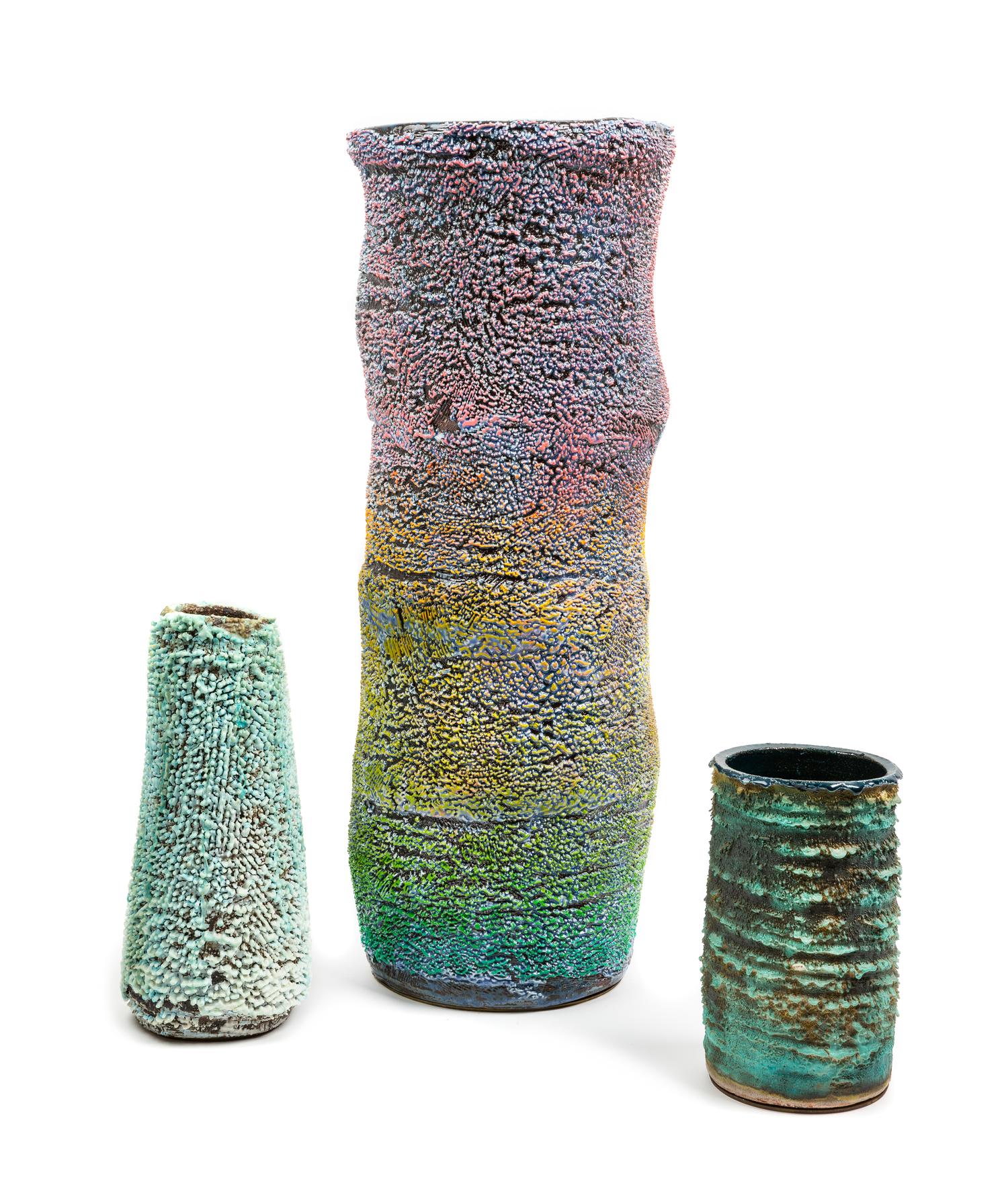 The Haas Brothers, (American, b. 1983), three vessels