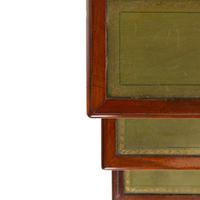 A Set of George IV Mahogany and Gilt-Tooled Leather Inset Library Steps