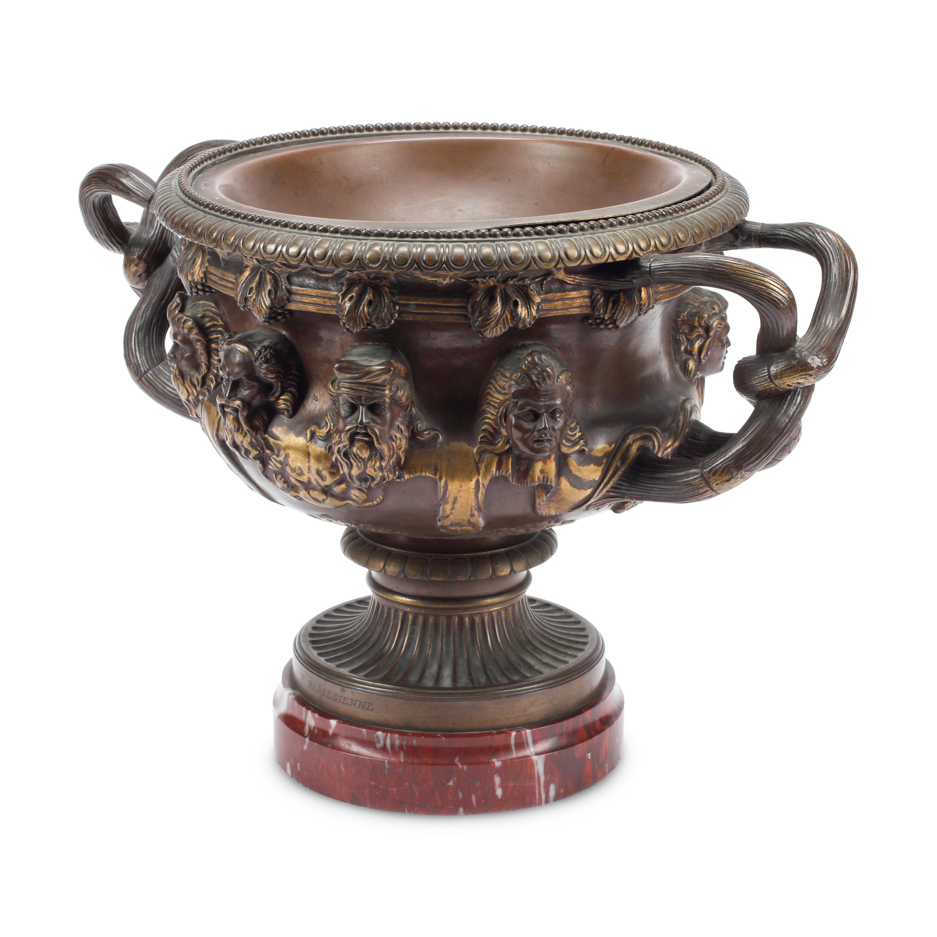 A French Bronze Model of the Warwick Vase