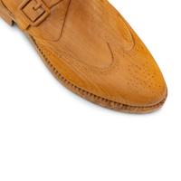 A Pair of Carved Wood Models of Shoes