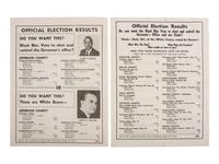[AFRICAN AMERICANA] -- [POLITICS - CIVIL RIGHTS]. A group of over 15 mid-20th century documents highlighted by Alabama "Black Bloc Vote" fliers.