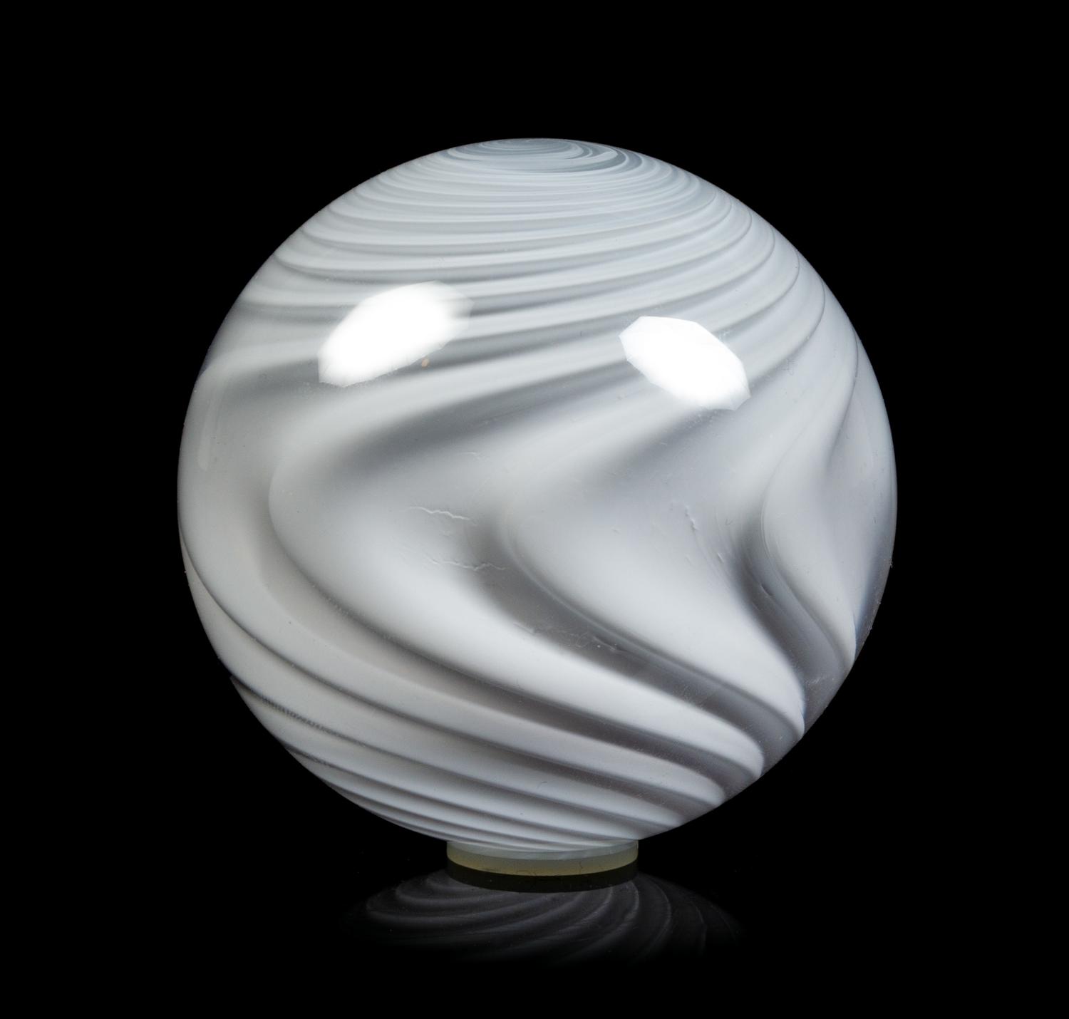 Mark Matthews, (American, b. 1948), Large Art Glass Marble