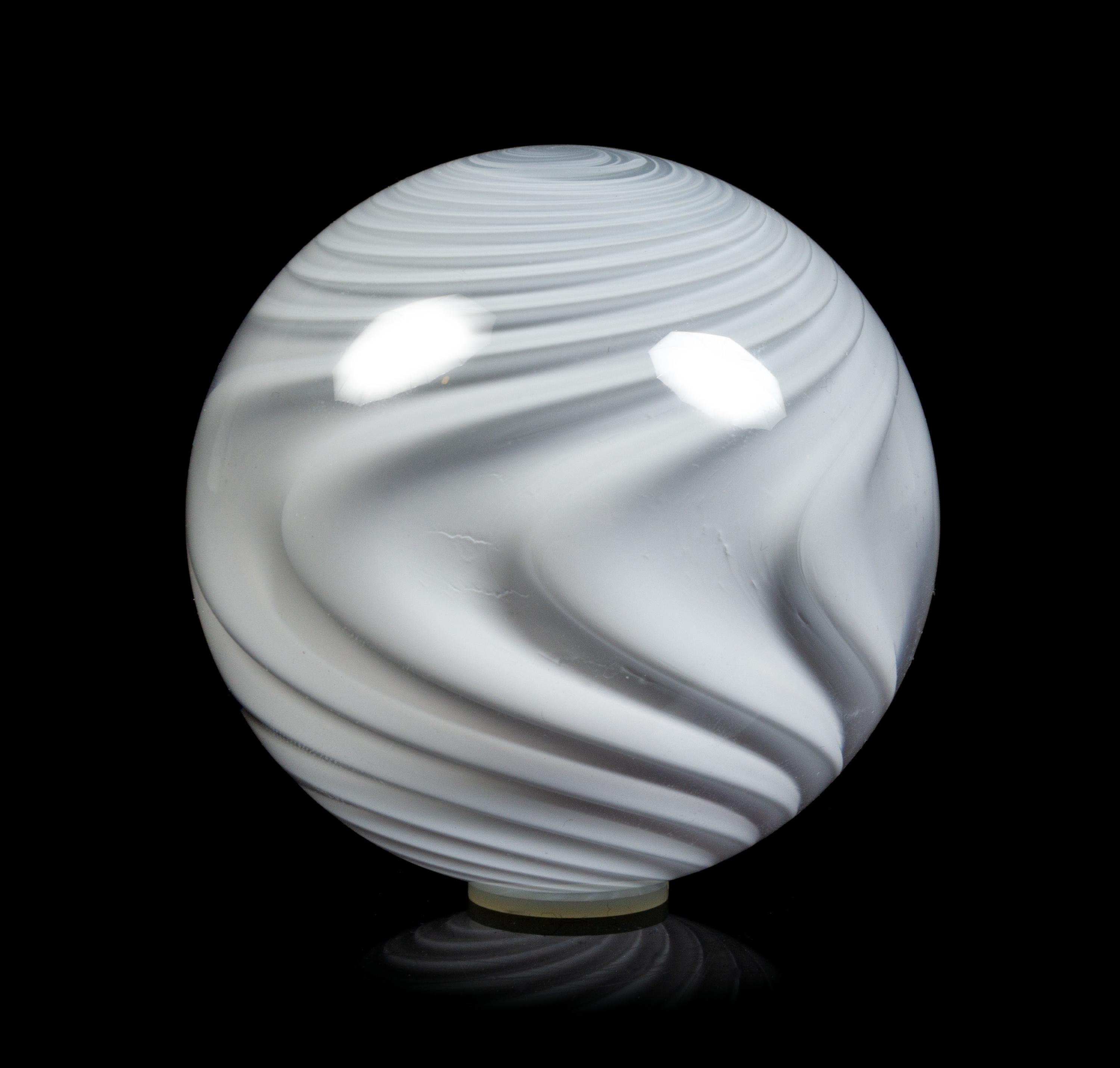Mark Matthews, (American, b. 1948), Large Art Glass Marble