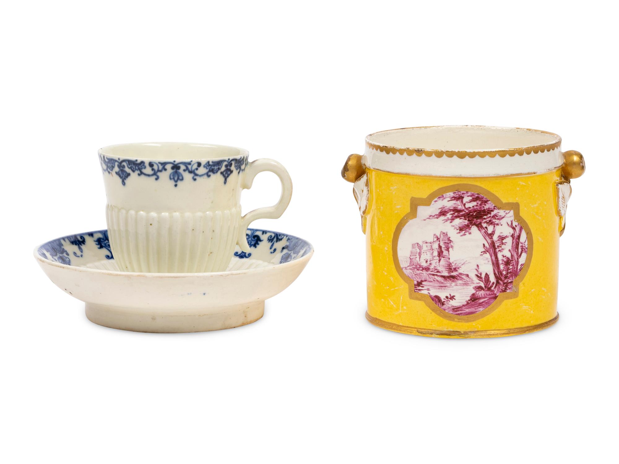 Three French Porcelain Articles