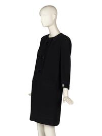 Pierre Cardin Haute Couture Dress With Vinyl Accents