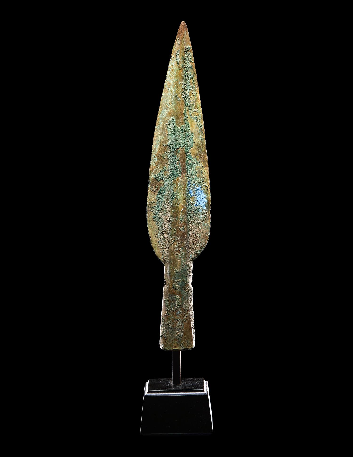 A Greek Bronze Spear Point