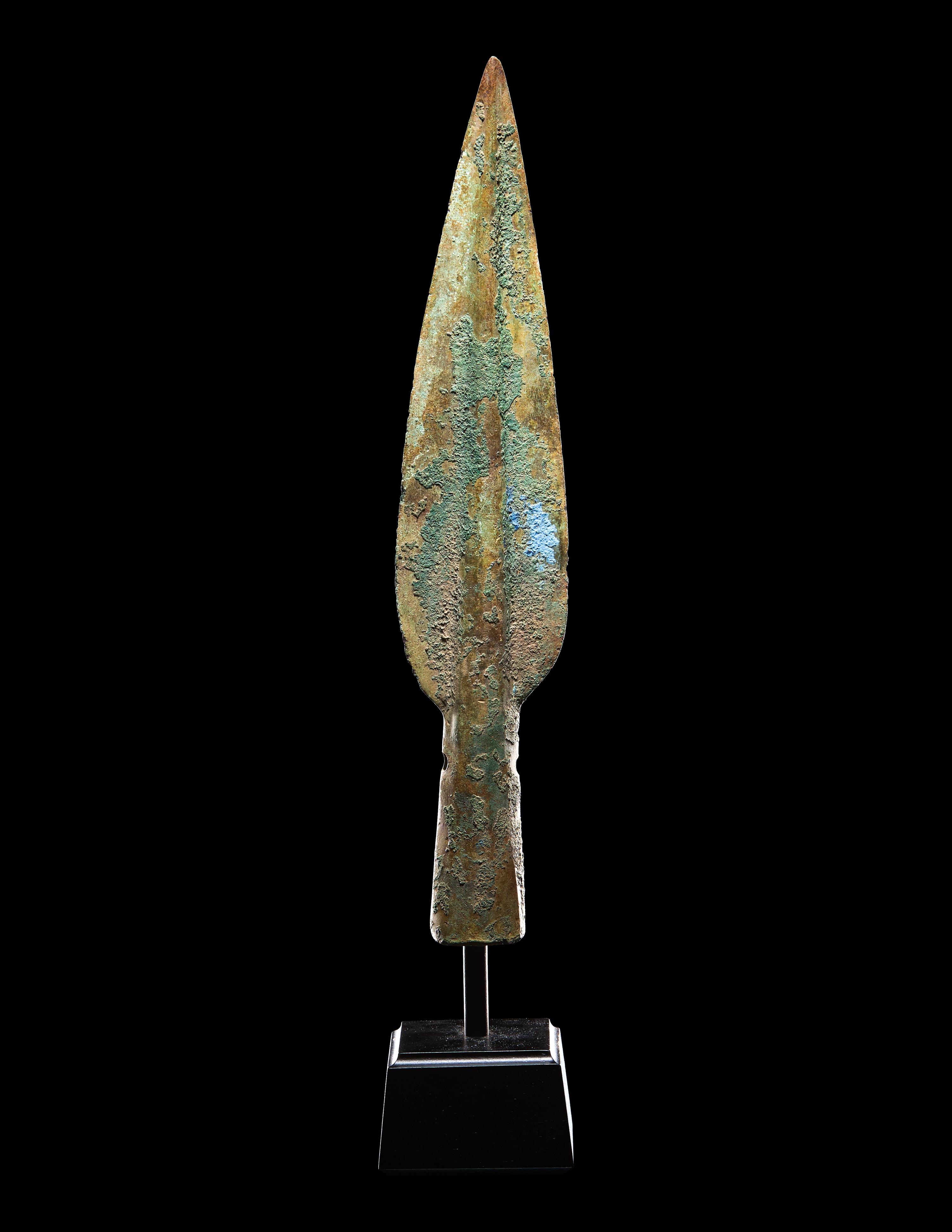 A Greek Bronze Spear Point