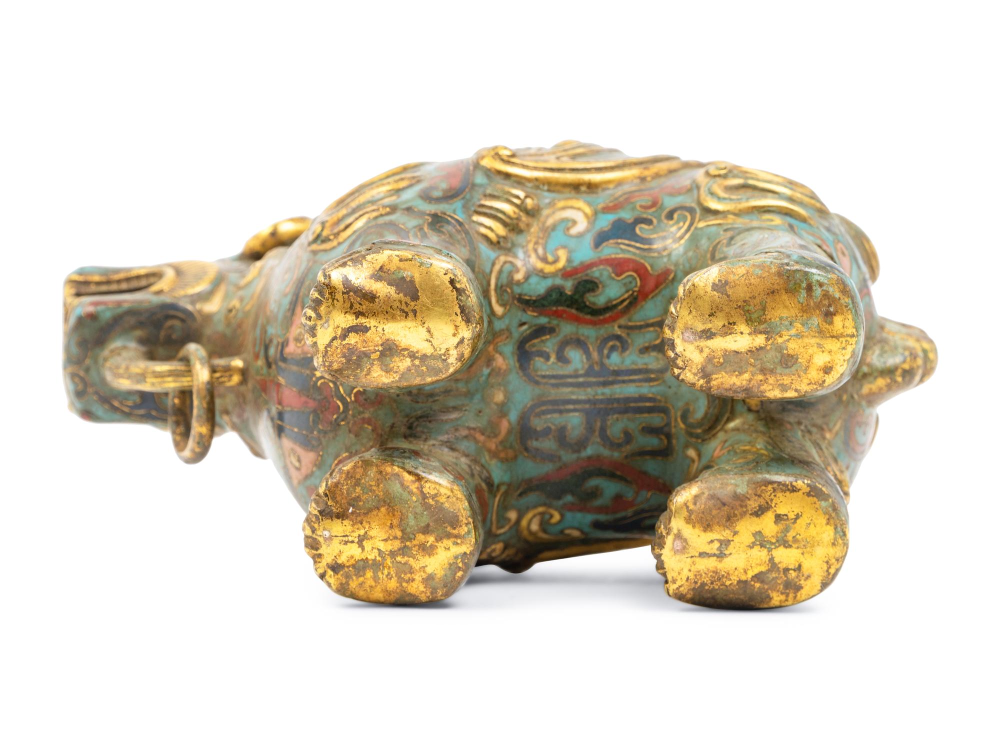 Two Chinese Cloisonné Enameled Censers