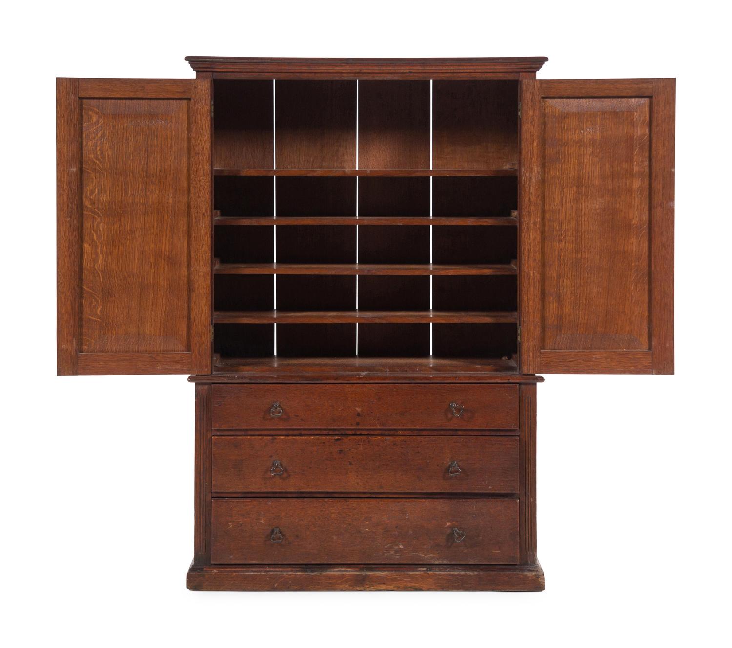 An English Oak Diminutive Cabinet