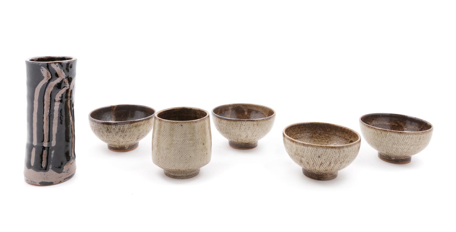 Six Japanese Pottery Wares