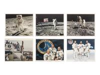 [SPACE & EXPLORATION]. A collection of NASA photographs, including "Red Number" examples, with related publications.