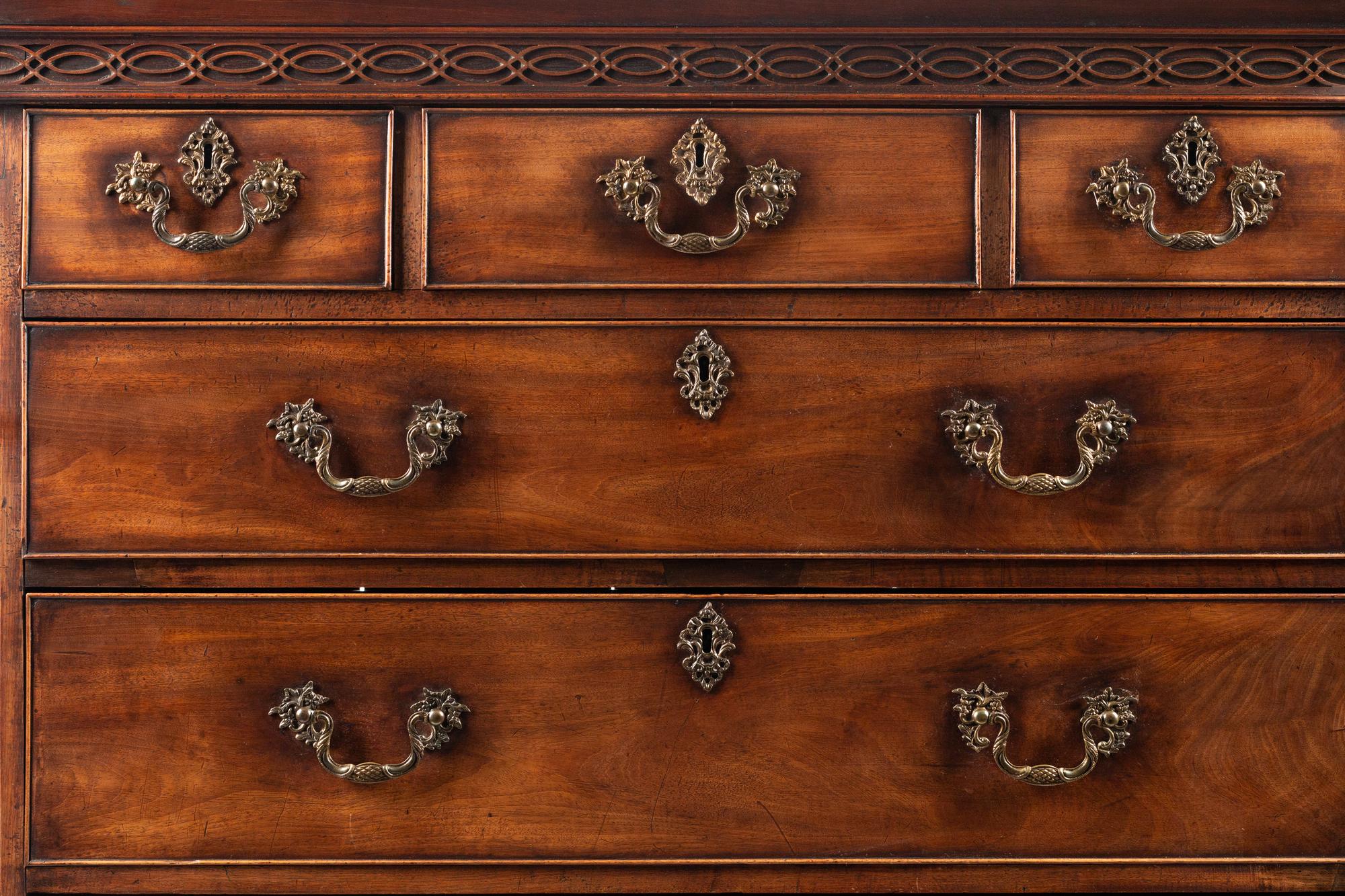A George III Mahogany Chest on Chest