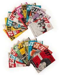 [CIVIL RIGHTS]. Jet . 250 issues (incomplete run). Chicago, IL: Johnson Publishing Co., 1952-1970.