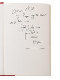 (Books) A group of 8 autographed books by writers, authors, and directors, comprising: