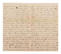[LINCOLNIANA - CIVIL WAR]. Illustrated lettersheet with soldier's letter.