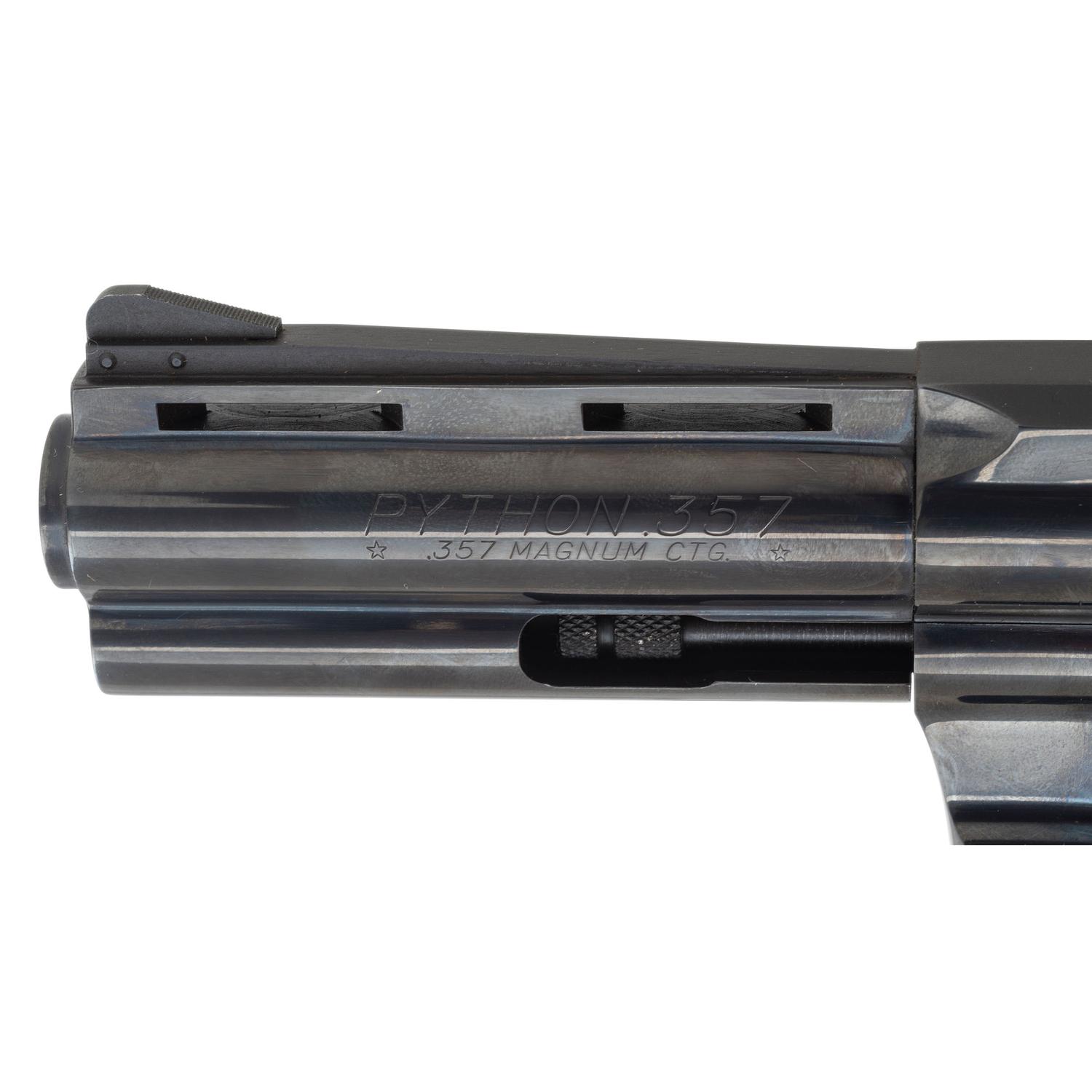 **1963 Production Blued 4" Colt Python in Factory Box
