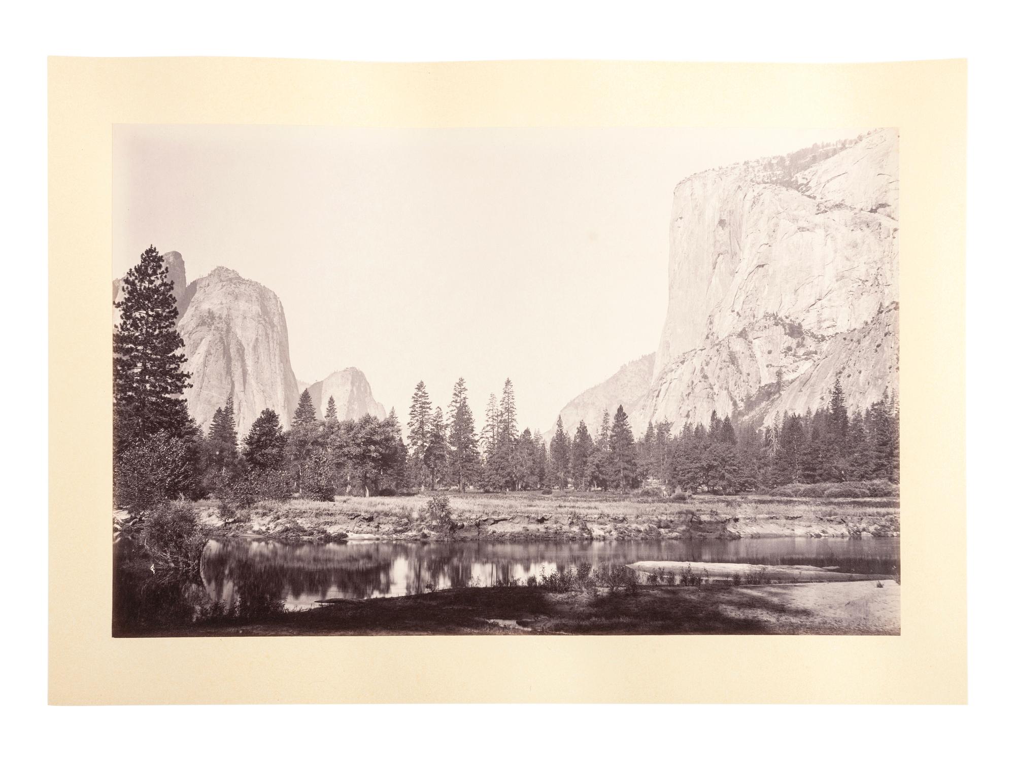 WATKINS, Carleton (1829-1916), photographer. Yo-semite Valley: Photographic Views of the Falls and Valley of Yo-semite in Mariposa County, California. San Francisco: N.p., 1863.