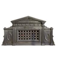A Cast Iron Overmantel 50" W x 3" D x 27.5" H — England, Circa 1880