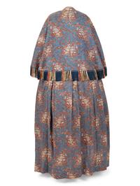 Floral Printed Day Dress and Cape, 1860s