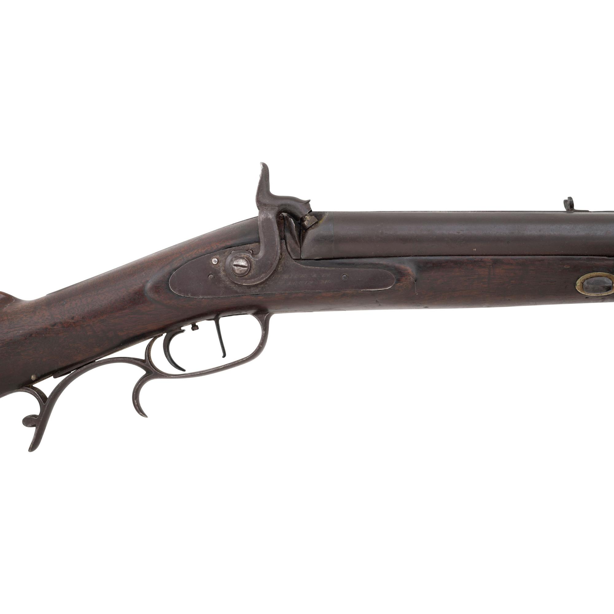 Dimick St. Louis Marked Percussion Cape Gun