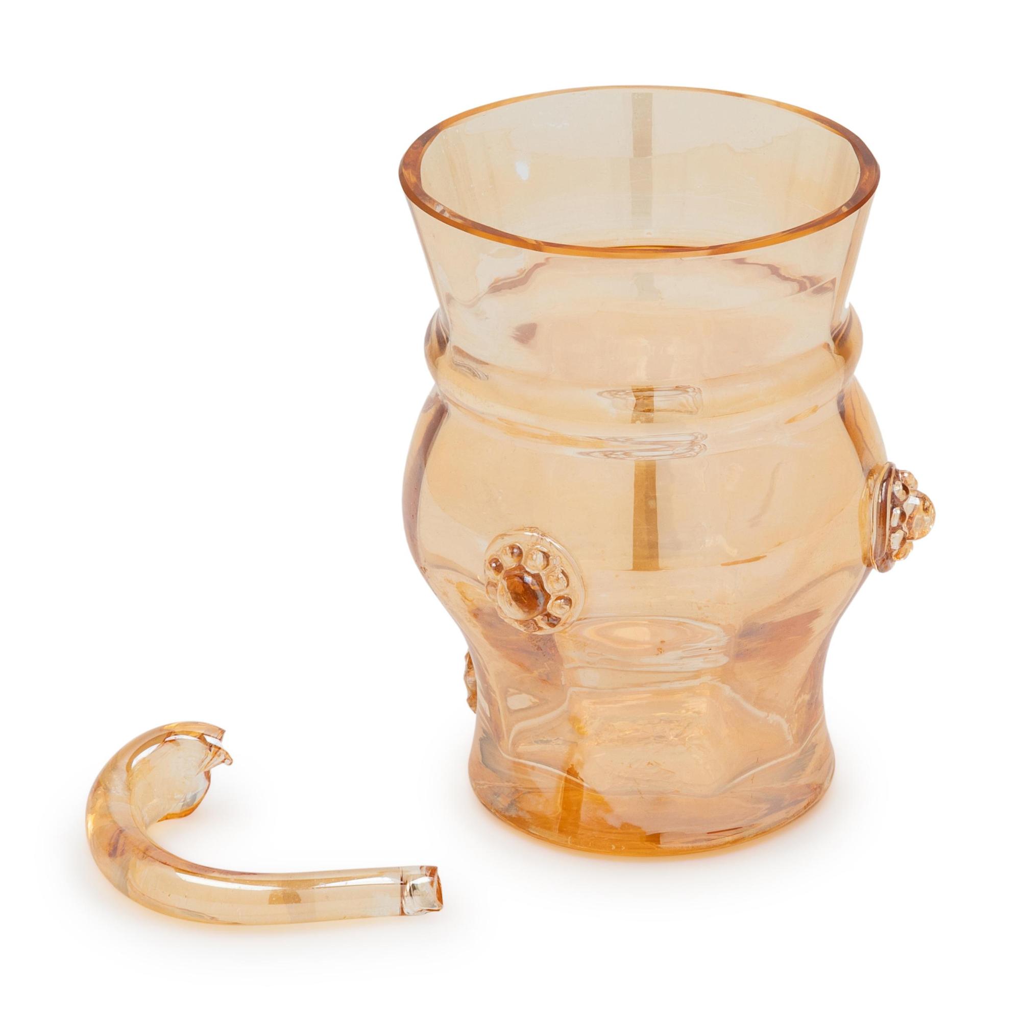 A Bohemian Glass Punch Set