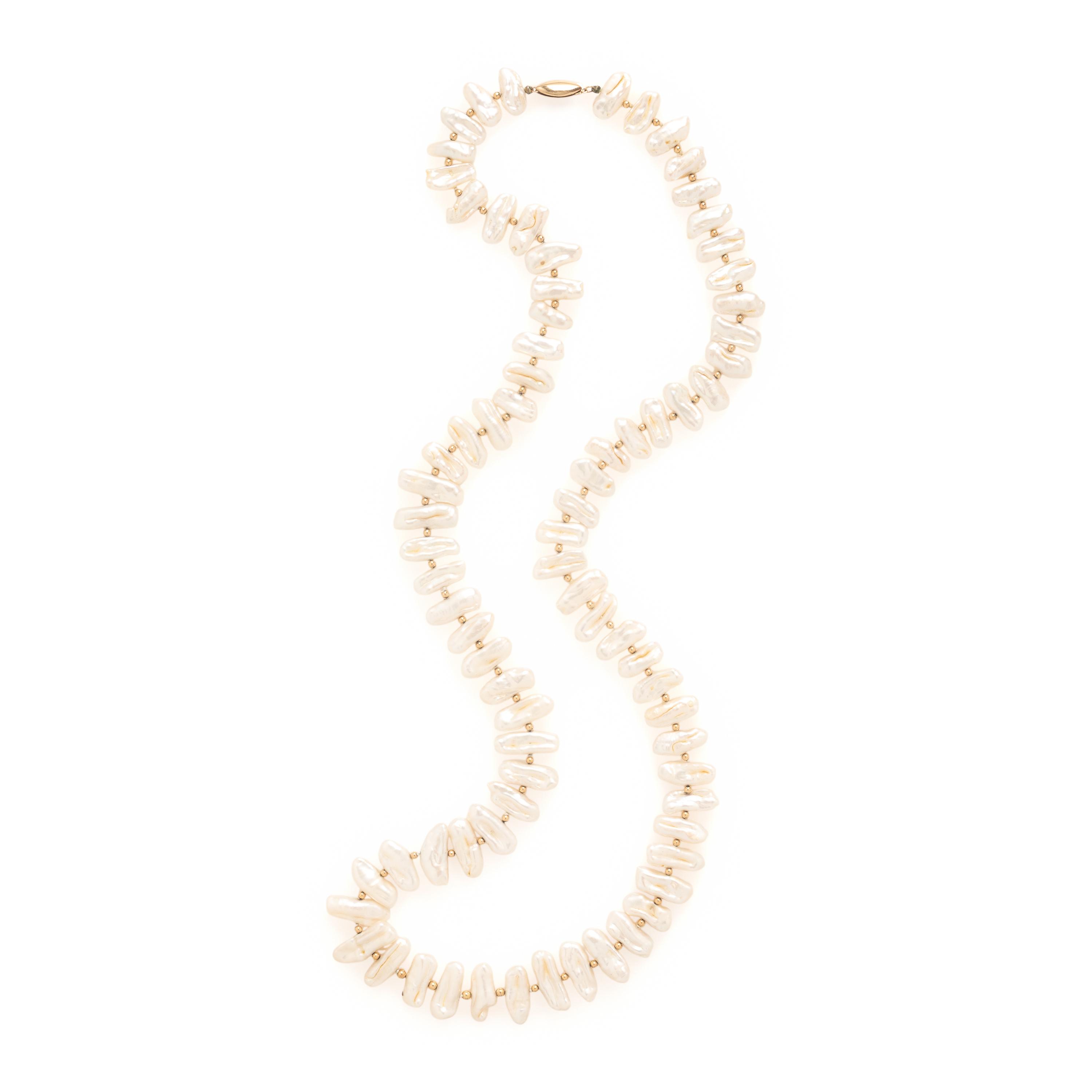 Collection of Cultured Pearl and Yellow Gold Jewelry