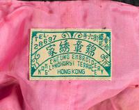 Two Sets of Embroidered Silk Wedding Gowns